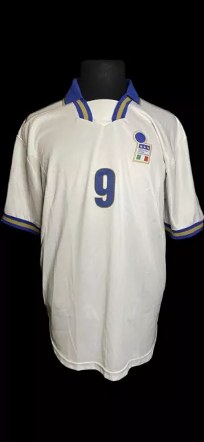 🇮🇹 Italy Italia MATCH WORN Shirt Maglia Trikot 1996 CASIRAGHI COA *UNWASHED*