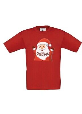 T-shirt Bambino - Maglietta Rossa Bambino - Babbo Natale - Regalo Bimbo - UNISEX