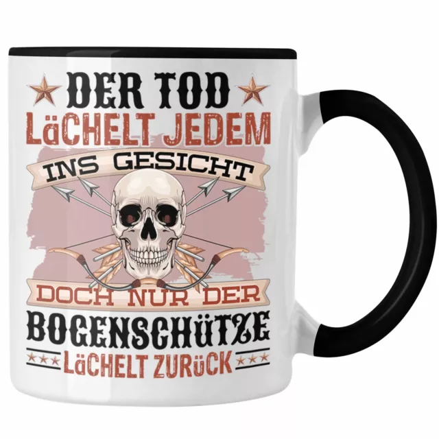 Trendation - Bogenschütze Geschenk Pfeil & Bogen Geschenkidee Spruch Der Tod Läc