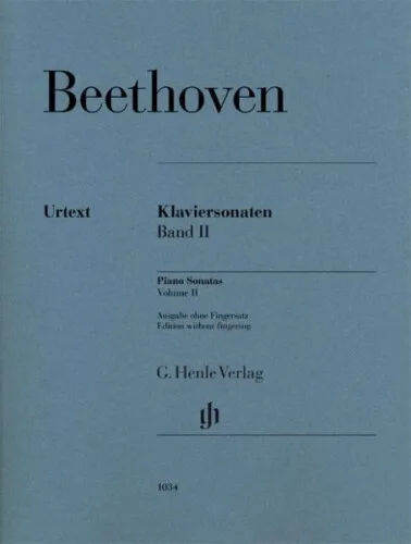 Klaviersonaten 2 br. - Urtext|Band II Beethoven, Ludwig van - Klaviersonaten