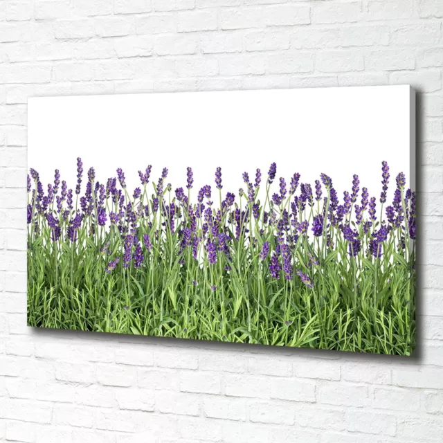 Tulup Image Sur Toile Tableau Imprimé 100x70cm - Fleurs De Lavande