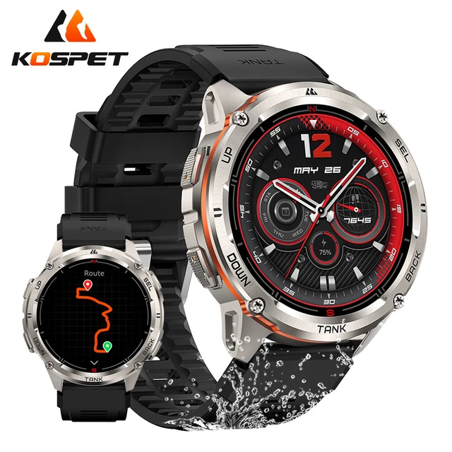 KOSPET Tank M3 Ultra Montre Connectée Homme- GPS 480mAh Batterie De