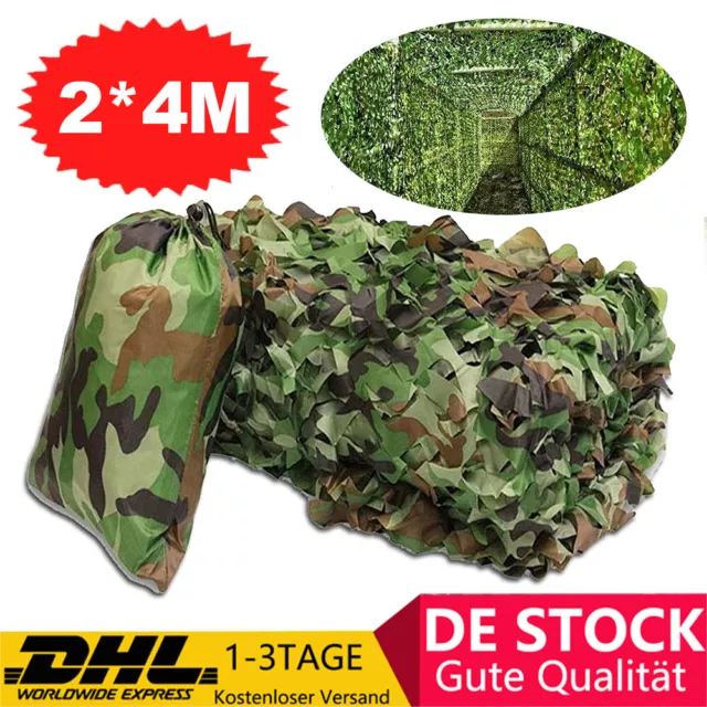 2x4M Camouflage Jagd Tarnnetz Militär Army Tarnung Camo Hunter Army Military Net