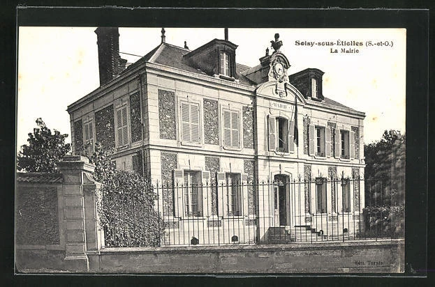 CPA Soisy-sous-Étiolles, La Mairie