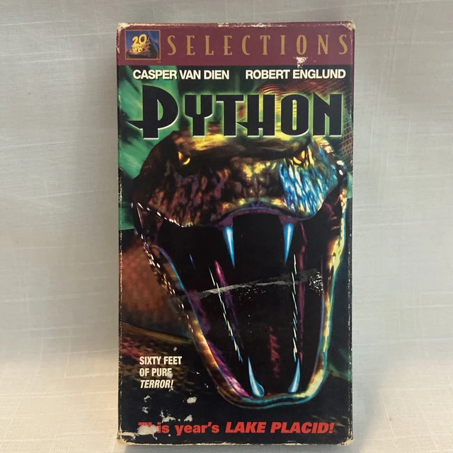 PYTHON VHS 2000 Snake Thriller Robert Englund Jenny McCarthy **Buy 2 ...