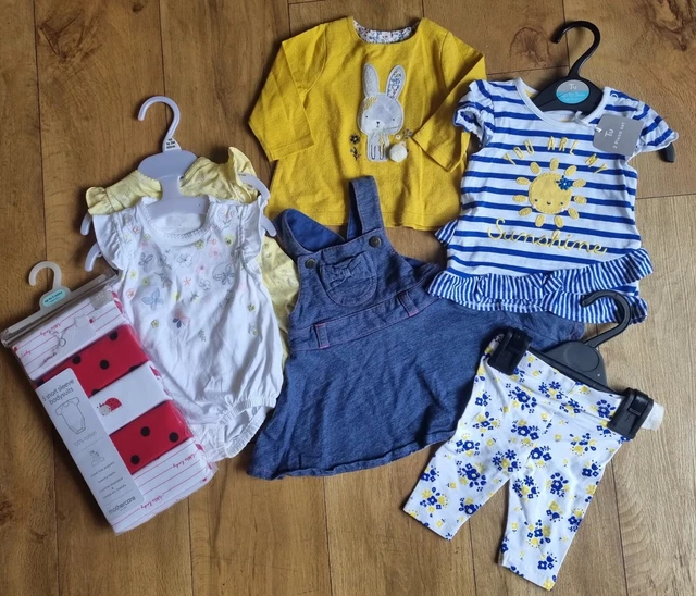 Baby girls clothes bundle age 0-3 months. All Brand New. Mothercare Tu