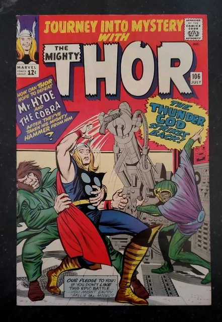 Marvel Journey into Mystery with The Mighty Thor #106 Silver Age Comic July 1964