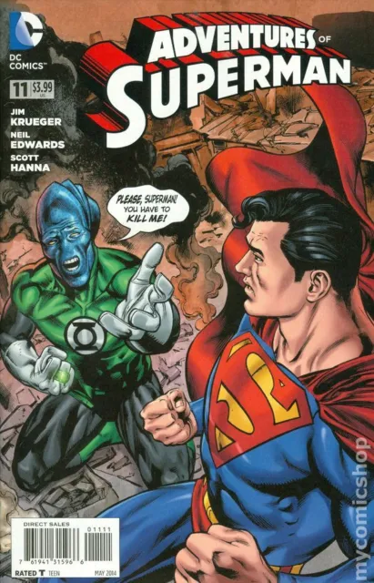 Adventures of Superman 2nd Series #11A NM 2014 Stock Image