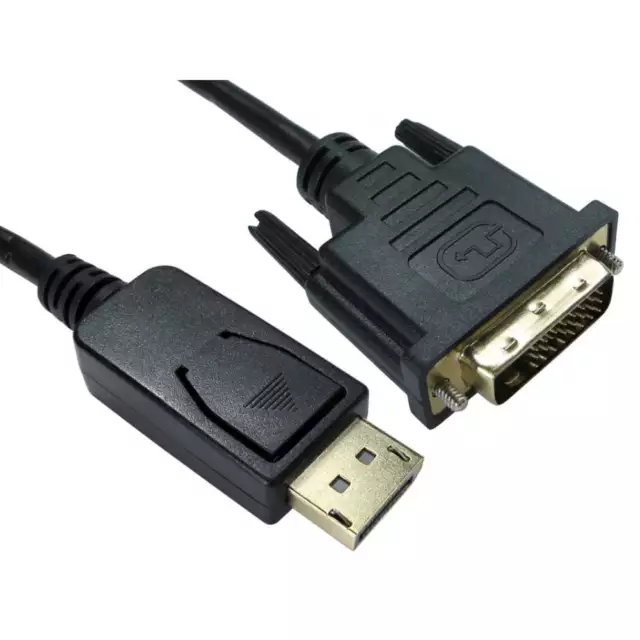 1m DisplayPort to DVI-D Cable 24+1 Pin Male to M Monitor Adapter Cable Lead DP
