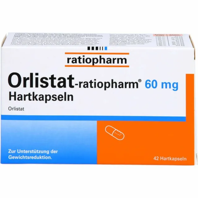 ORLISTAT-ratiopharm 60 mg Hartkapseln 42 St PZN08845398