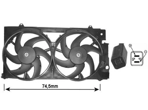 Modulo Di Controllo Ventola Radiatore Per Citroën, FIAT, Peugeot, Lancia – Compatibile 133881/1338A1, 1994-2007