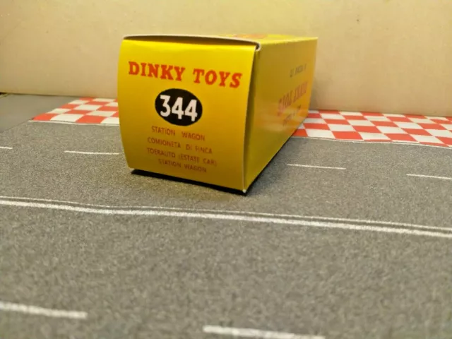 Dinky Toys 344  Estate Car EMPTY  Repro box    NO CAR 3