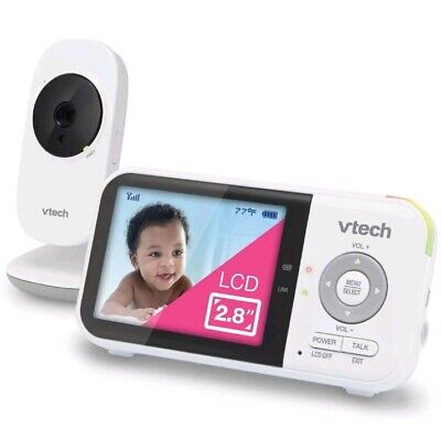 VTech VM819 Video Baby Monitor with 19Hour Battery Life 1000ft Long Range Auto N