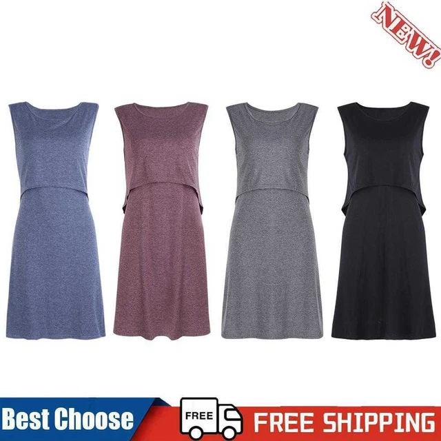 Verano Mujeres Maternidad Ropa de Enfermería Ropa Lactancia Embarazo Vestidos-221342