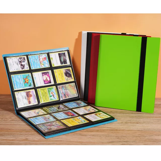 360 Cards 9 Pocket Card Bag Binder Zip Trading Card Album Collectors Folder Case