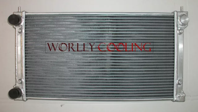 Aluminum Radiator for VW GOLF MK1 MK2 GTI/SCIROCCO 1.6 1.8 8V Manual MT 1981-91