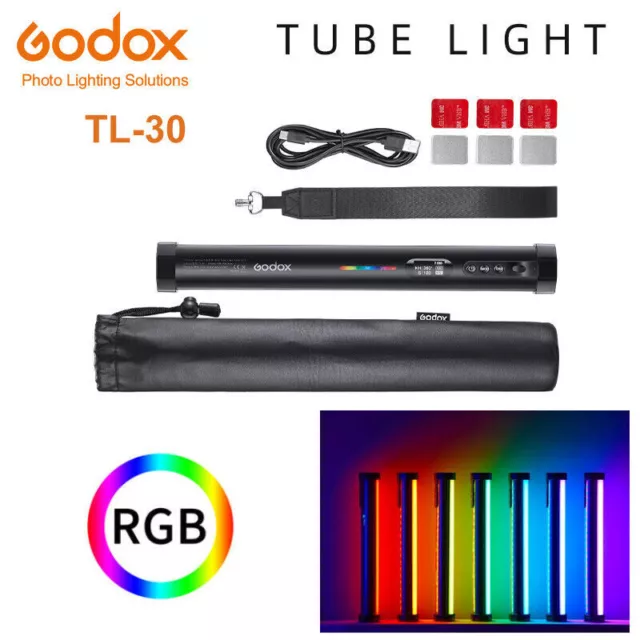 Godox TL30 RGB Handheld Led video Light Stick 360° RGB Full color Fill Light APP