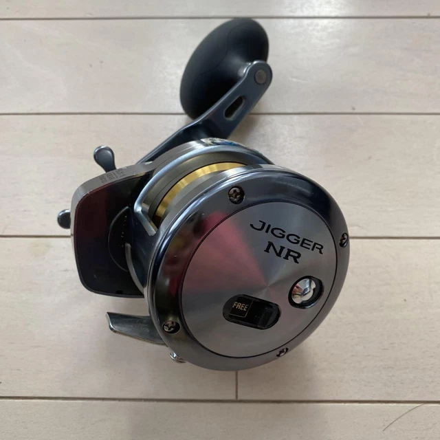 Used Shimano 2003 Ocea Jigger NR 1500P Right Handle Baitcasting Reel