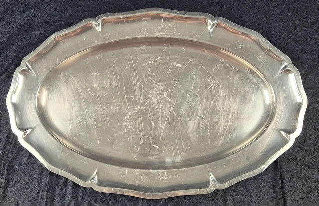 ANCIEN CHAUFFE-PLAT DE TABLE EN MÉTAL ARGENTÉ POINÇONNÉ ORFÈVRE ALEXANDRE GELB | eBay