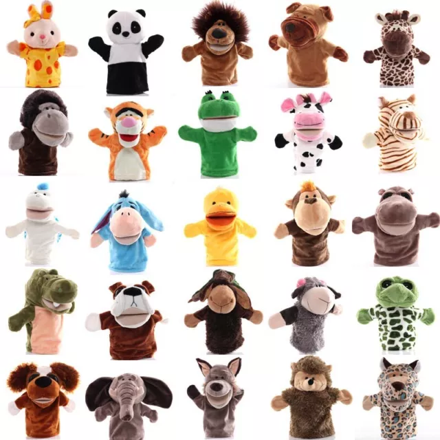 Multiple Styles  Animal Hand Glove Puppet Soft Plush Puppets Kid Childrens Toy 2
