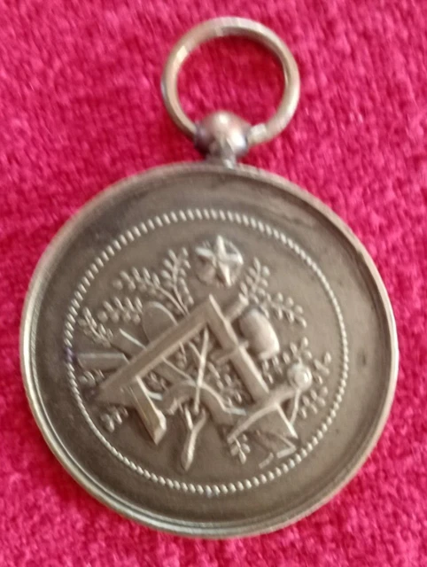 Médaille Fédération Nationale Du Bâtiment 1963 - Bronze - Avec écrin Original