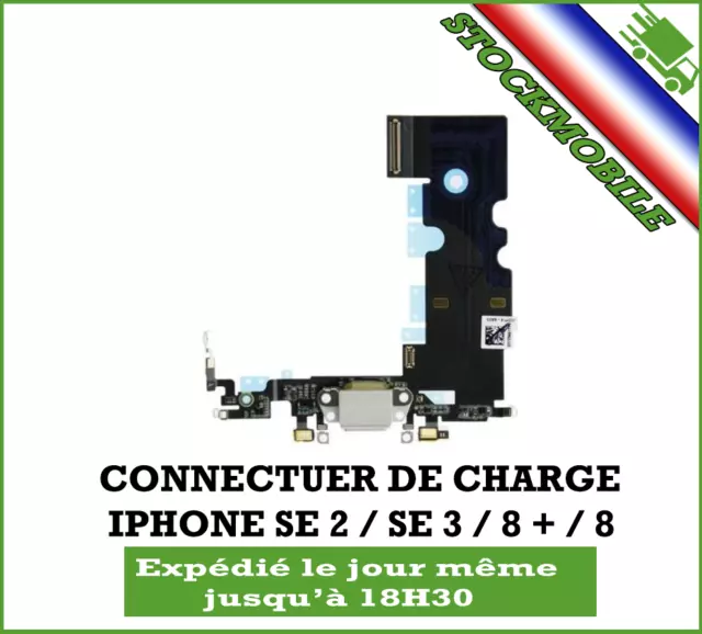 Nappe Connecteur Charge Dock Charging Iphone Se 2 / Se 3 / 8 / 8Plus + Micro