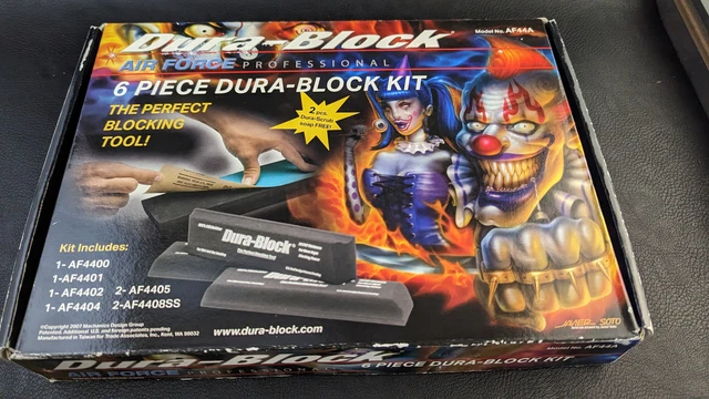 Dura-Block AF44A Black 6-Piece Sanding Block Set