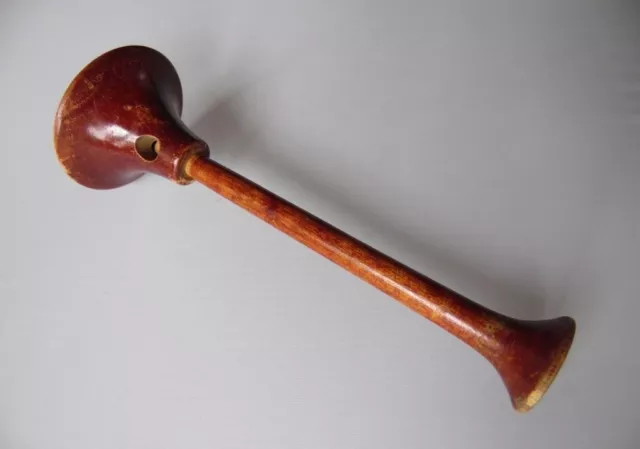 Vintage Wood STETHOSCOPE EAR TRUMPET Medical Monaural Doctor Tool