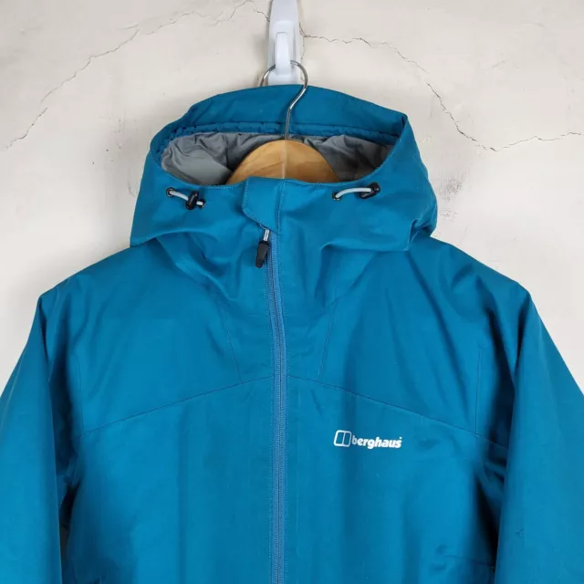 Berghaus Womens UK10 Fellmaster Gore-Tex Waterproof Jacket Blue Outdoors Hiking 2