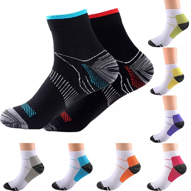 Plantar Fasciitis Foot Pain Relief Sleeves Heel Ankle Sox Compression Socks Mens