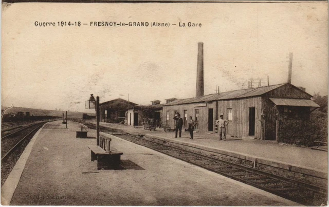 CPA Fresnoy le Grand- La Gare FRANCE (1046659)