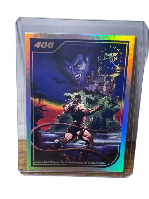 Limited Run Games Card Castlevania Anniversary Collection #406 Silver Series 2