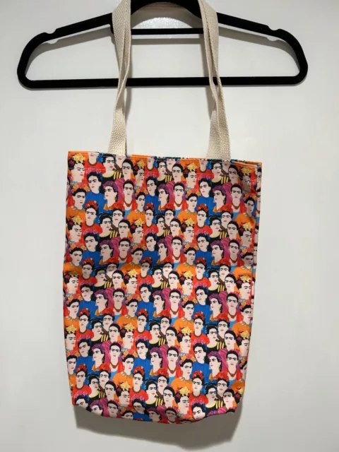Frida Kahlo Modern Art Print Canvas Tote Bag RARE VHTF New Frida Kahlo Modern Art Print Canvas Tote Bag RARE VHTF New