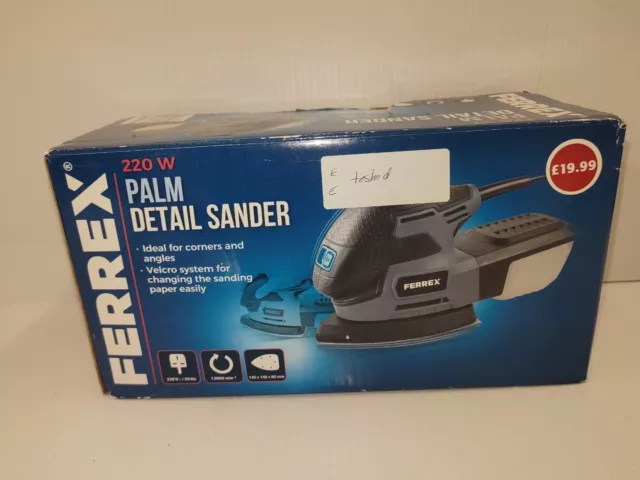 Ferrex 220w palm detail on sale sander sheets