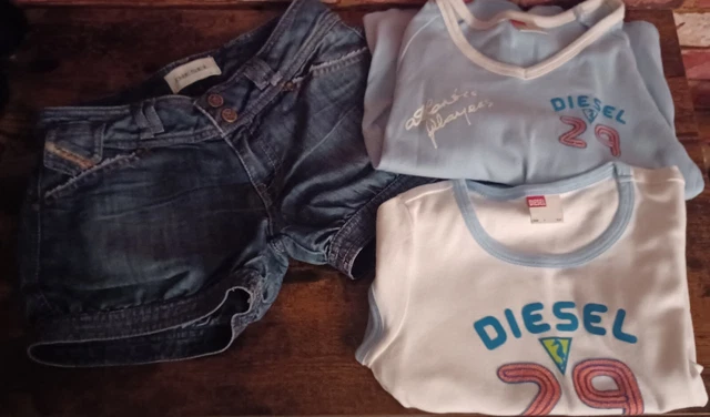 Pacchetto piccolo Diesel per ragazze x 3 pantaloncini 2 top età 8 anni