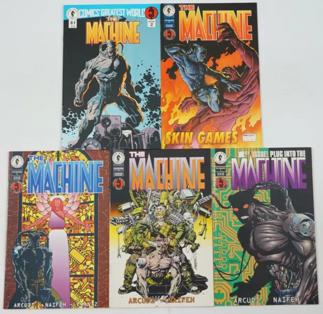 Machine #1-4 VF/NM complete series + comics' greatest world MIKE MIGNOLA