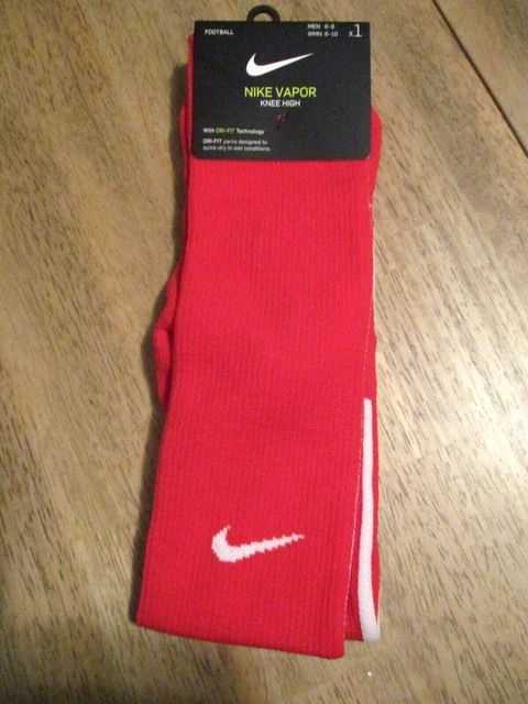 NIKE VAPOR KNEE HIGH UNISEX DRI FIT SOCKS size M