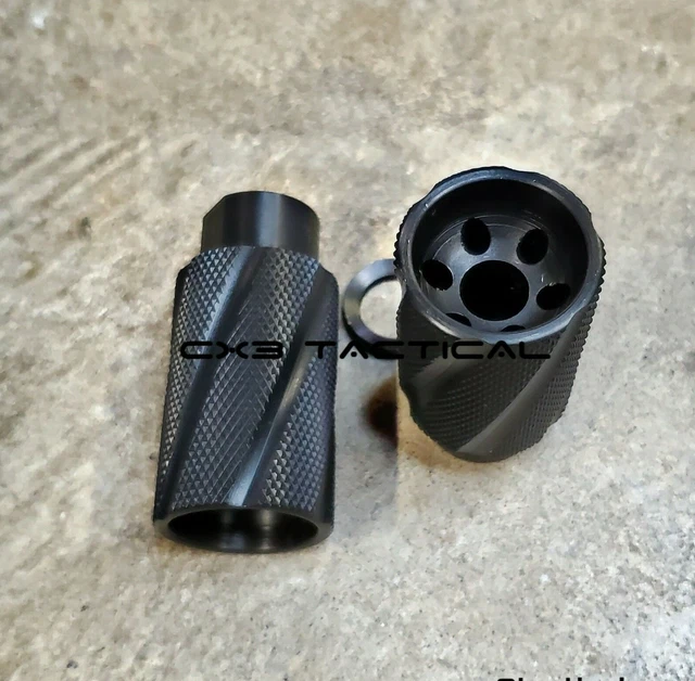 9mm 1/2-36 Linear Compensator Comp Muzzle Sound Forwarder USA Made Nitride Steel | UK