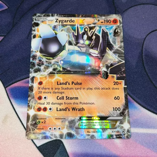 Zygarde EX ~ XY151 ~ Halbkunst ~ PROMO ~ LEICHTES SPIEL ~ Pokémonkarte