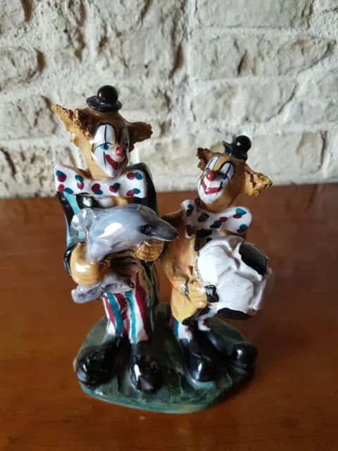 Groupe Porcelaine Clowns