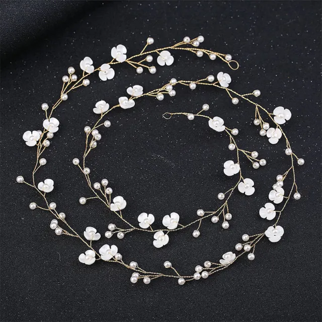 Crystal Headbands Wedding Hair Accessories Handmade Floral Pearl For Br Fact Glo