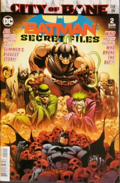Batman Secret Files #2  Tom King 2019 City of Bane Cover A NM