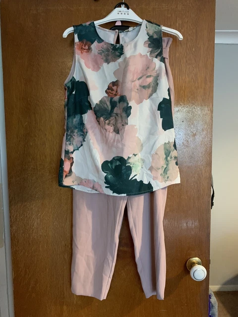 Pacchetto top da donna piccolo taglia 10/S Mercer & Madison and pantaloni River Island