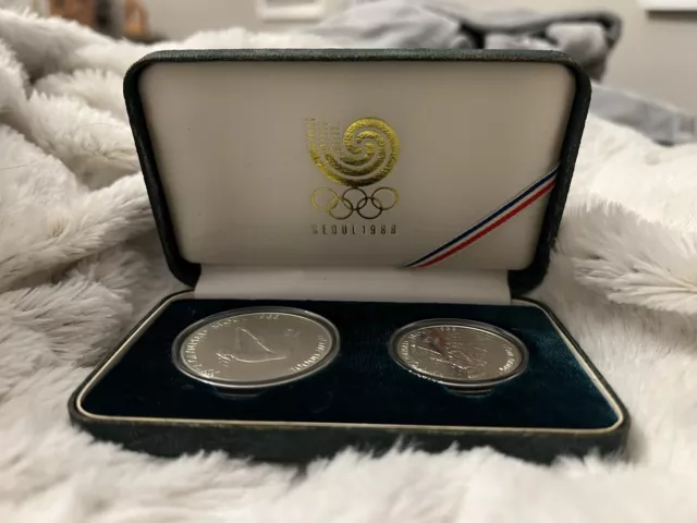 1988 Seoul Olympics coin set 5000/10000 won