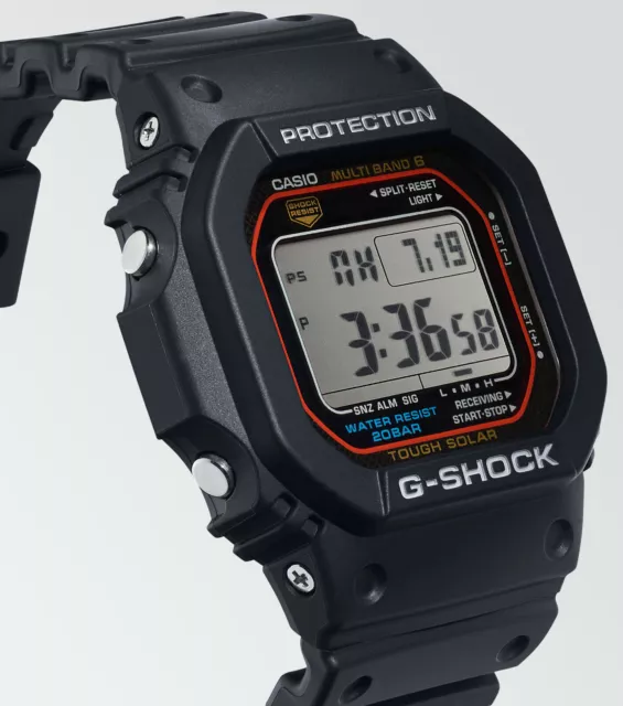 C asio G shock  uomo donna digitale Radiocontrollato solare crono vintage wr20 3