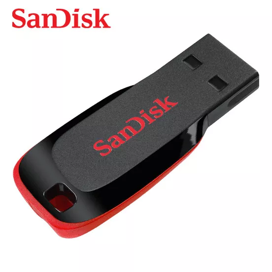 SanDisk Cruzer Blade SDCZ50 8GB 16GB 32GB 64GB USB 2.0 Flash Pen thumb Drive 3