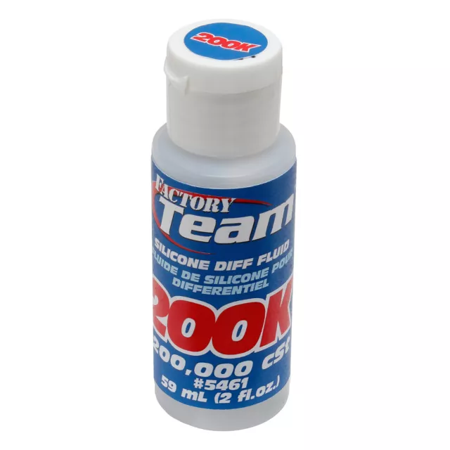 Team Associated Factory Team 200,000wt 200k Silicone Diff Fluid 2oz ASC5461 5461