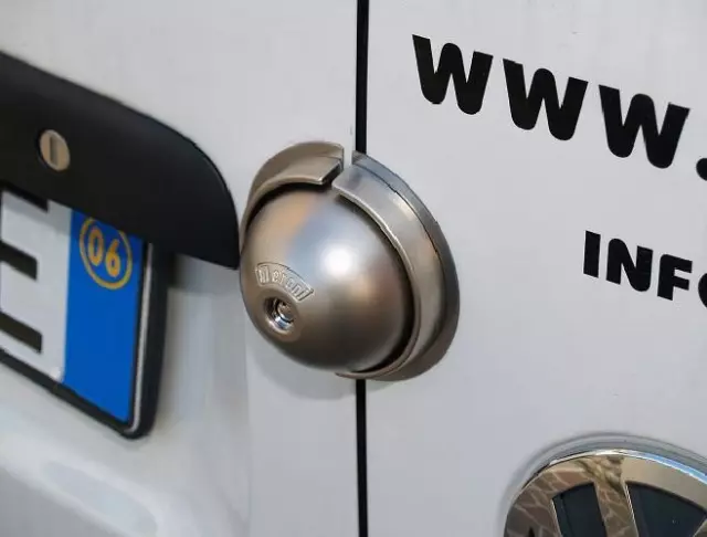 Serratura Cilindro Di Sicurezza Ufo, Lucchetto Antifurto Per Furgoni,Camper,