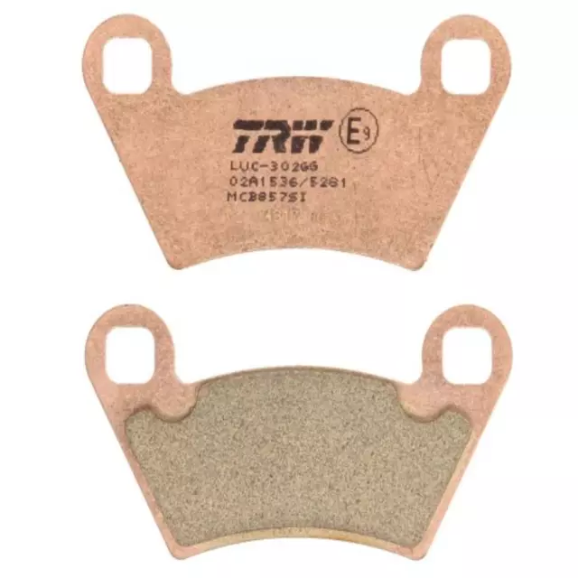 TRW Sinter Bremsbeläge hinten für Polaris Ranger 400 500 650 700 800 900 RZR1000