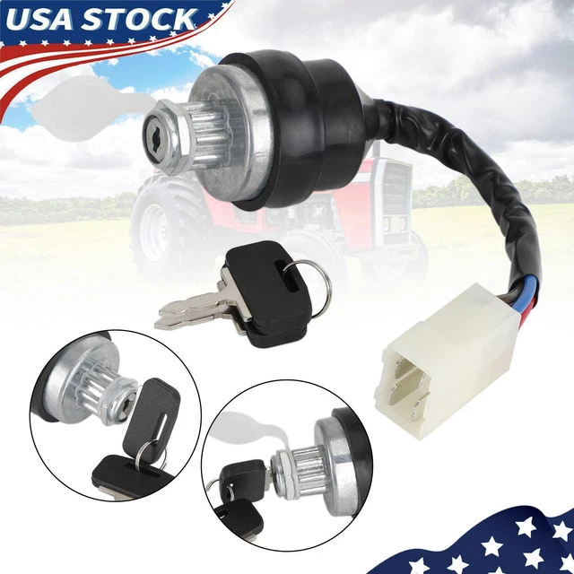Ignition Switch Key 3699692M92 For Massy Ferguson Tractor Parts AB